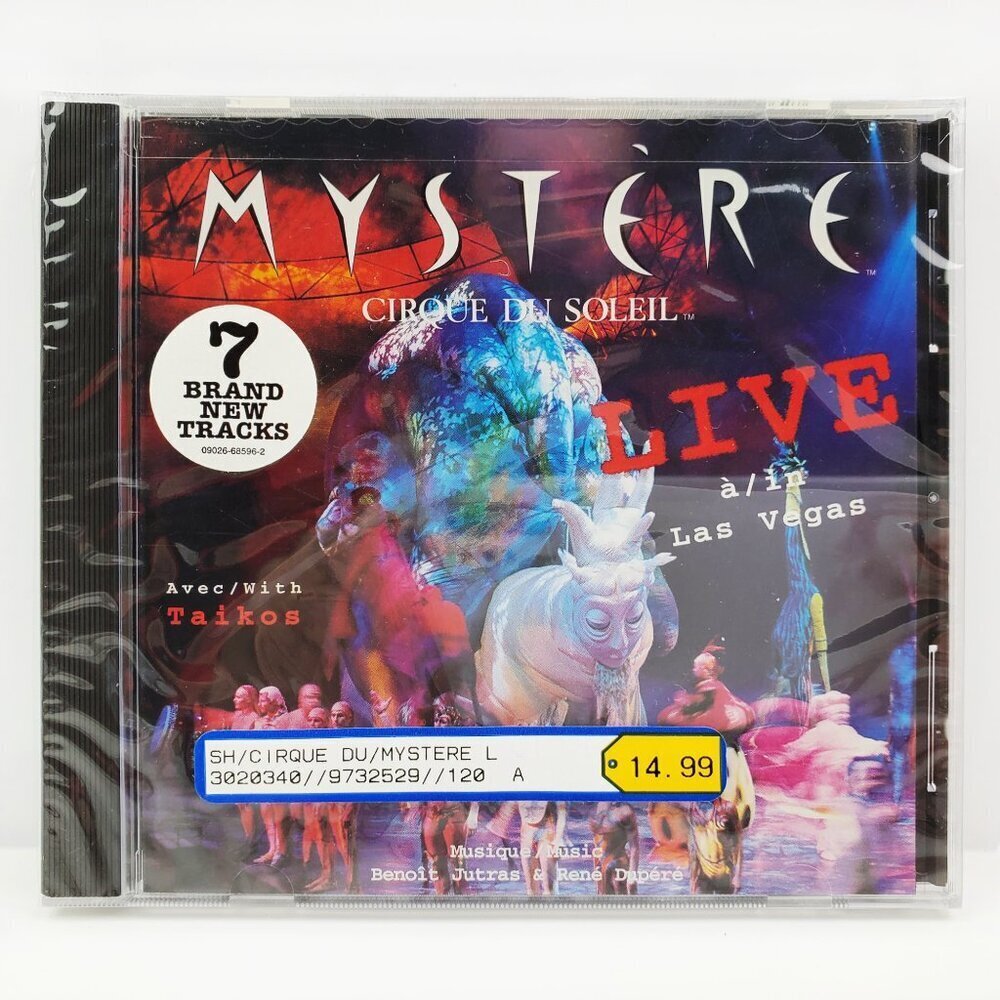 Cirque Du Soleil Mystere Live Las Vegas CD World Music Electronica 1996 Sealed
